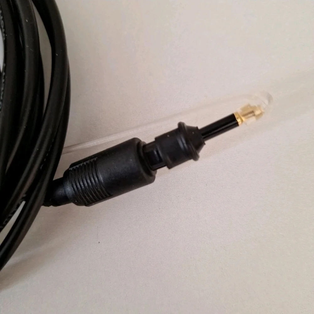 Black Camera Mount New Adapter + Sennheiser Lav + Optical Audio Cable + Stereo C